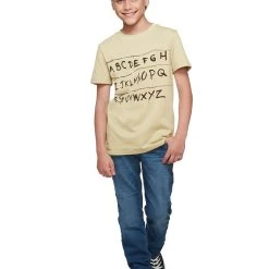 Spirit Halloween Kids Stranger Things Alphabet Wall T Shirt - Stranger Things -HALLOWEEN COSTUMES Sales Store 01381797 e