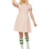 Spirit Halloween Adult Short-Sleeved Eleven Costume - Stranger Things -HALLOWEEN COSTUMES Sales Store 01382118 a