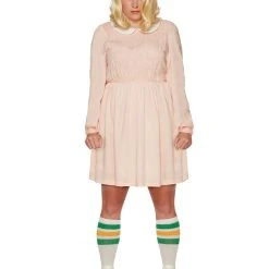 Spirit Halloween Adult Short-Sleeved Eleven Costume - Stranger Things -HALLOWEEN COSTUMES Sales Store 01382142 a