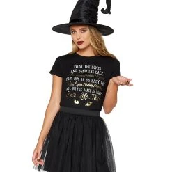 Spirit Halloween Twisted Bones Binx Spell T Shirt - Hocus Pocus