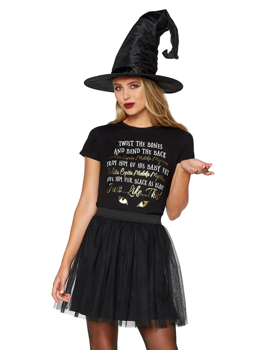 Spirit Halloween Twisted Bones Binx Spell T Shirt - Hocus Pocus 3 Spirit Halloween Twisted Bones Binx Spell T Shirt - Hocus Pocus