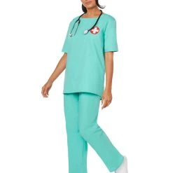 Spirit Halloween Adult ER Surgeon Costume -HALLOWEEN COSTUMES Sales Store 01385145 c