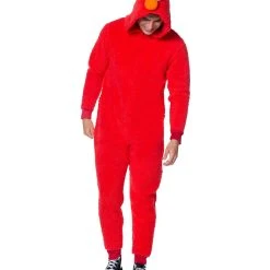 Spirit Halloween Adult Elmo Union Suit - Sesame Street