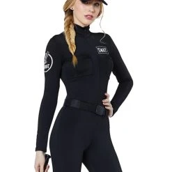 Spirit Halloween Adult SWAT Catsuit Costume 7 Spirit Halloween Adult SWAT Catsuit Costume -HALLOWEEN COSTUMES Sales Store 01385749 c