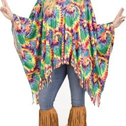 Spirit Halloween Hippie Poncho Set -HALLOWEEN COSTUMES Sales Store 01386648 a
