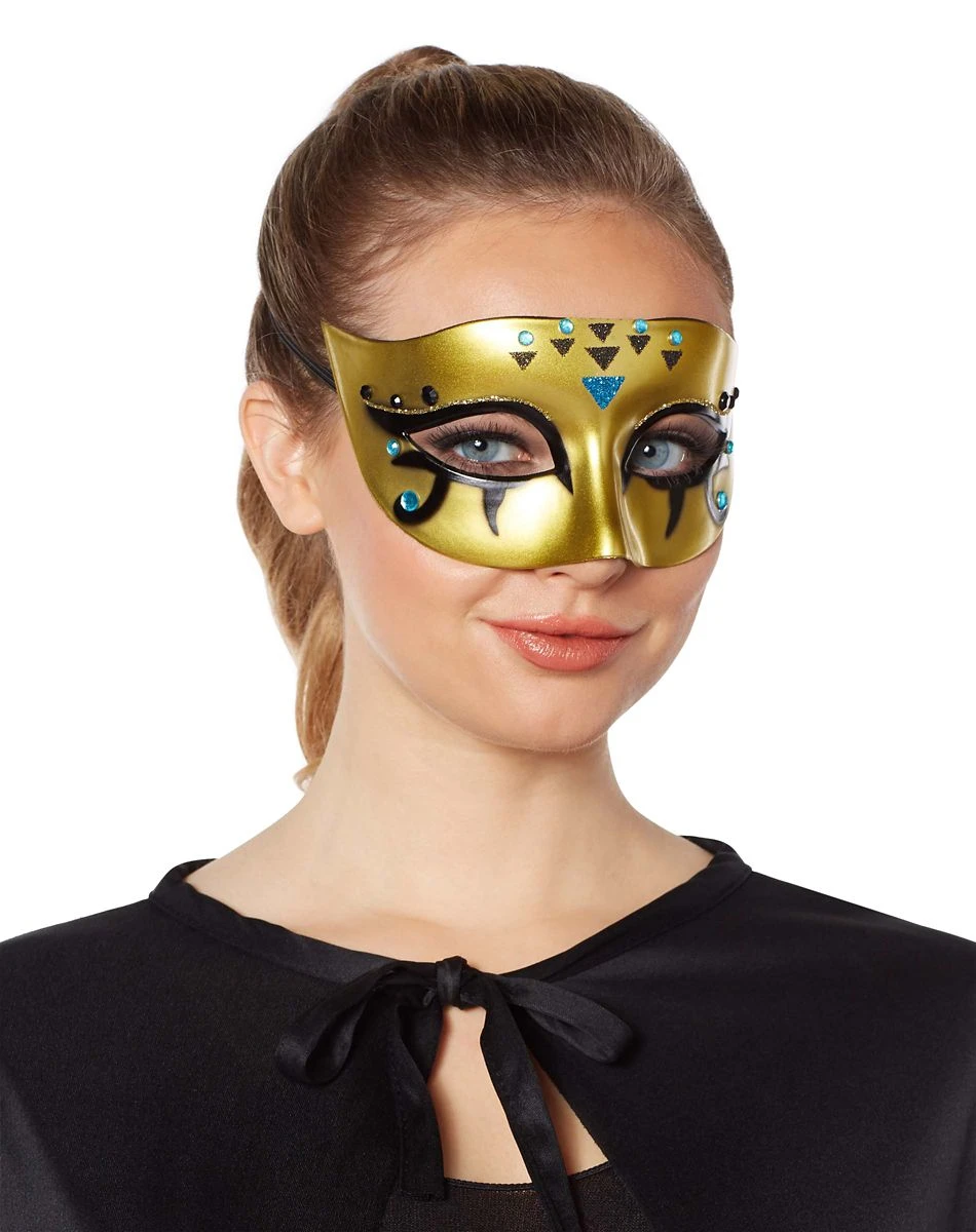 Spirit Halloween Roman Cleopatra Half Mask 4 Spirit Halloween Roman Cleopatra Half Mask - Image 2