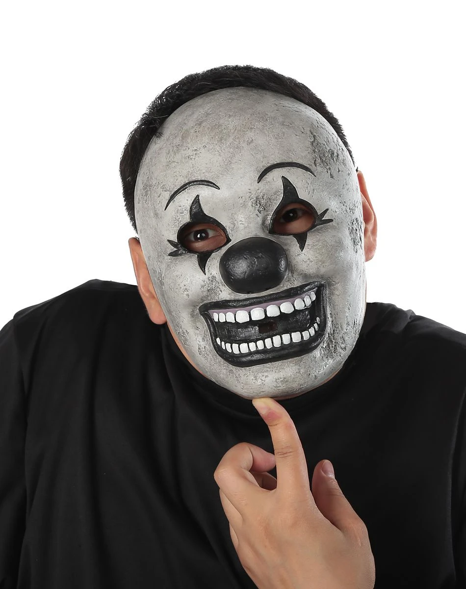 Spirit Halloween Foam Dark Clown Half Mask 4 Spirit Halloween Foam Dark Clown Half Mask - Image 2