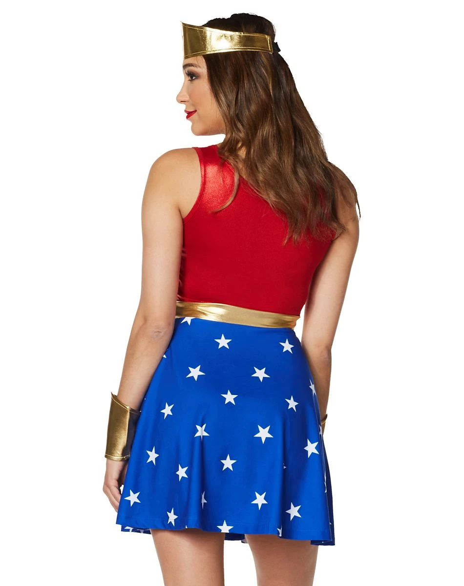 Spirit Halloween Wonder Woman Dress Kit - DC Comics 4 Spirit Halloween Wonder Woman Dress Kit - DC Comics - Image 2