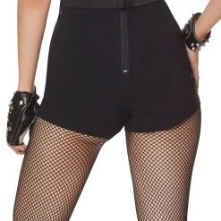 Spirit Halloween Black Lace-Up Shorts -HALLOWEEN COSTUMES Sales Store 01392430 c