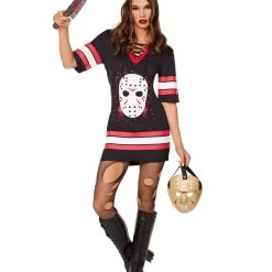 Spirit Halloween Adult Jason Voorhees Hockey Dress – Friday the 13th 7 Spirit Halloween Adult Jason Voorhees Hockey Dress – Friday the 13th -HALLOWEEN COSTUMES Sales Store 01392695 b