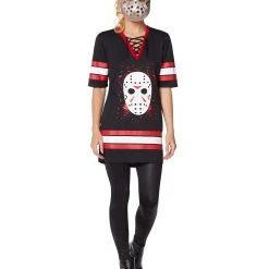 Spirit Halloween Adult Jason Voorhees Hockey Dress – Friday the 13th 9 Spirit Halloween Adult Jason Voorhees Hockey Dress – Friday the 13th -HALLOWEEN COSTUMES Sales Store 01392695 d