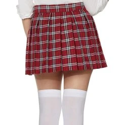 Spirit Halloween Adult School Girl Skirt -HALLOWEEN COSTUMES Sales Store 01393313 b