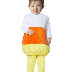 Spirit Halloween Baby Candy Corn Belly Costume