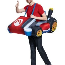 Spirit Halloween Adult Mario Kart Inflatable Costume - Mario Kart