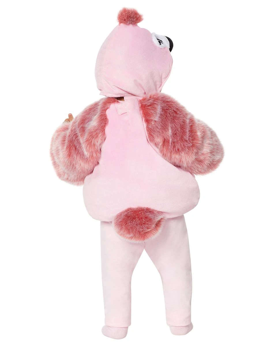 Spirit Halloween Baby Faux Fur Flamingo Costume 4 Spirit Halloween Baby Faux Fur Flamingo Costume - Image 2