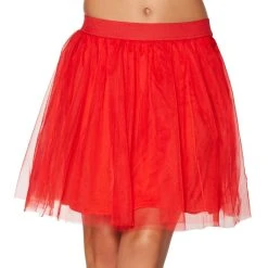 Spirit Halloween Red Tulle Skirt 8 Spirit Halloween Red Tulle Skirt -HALLOWEEN COSTUMES Sales Store 01394840 a