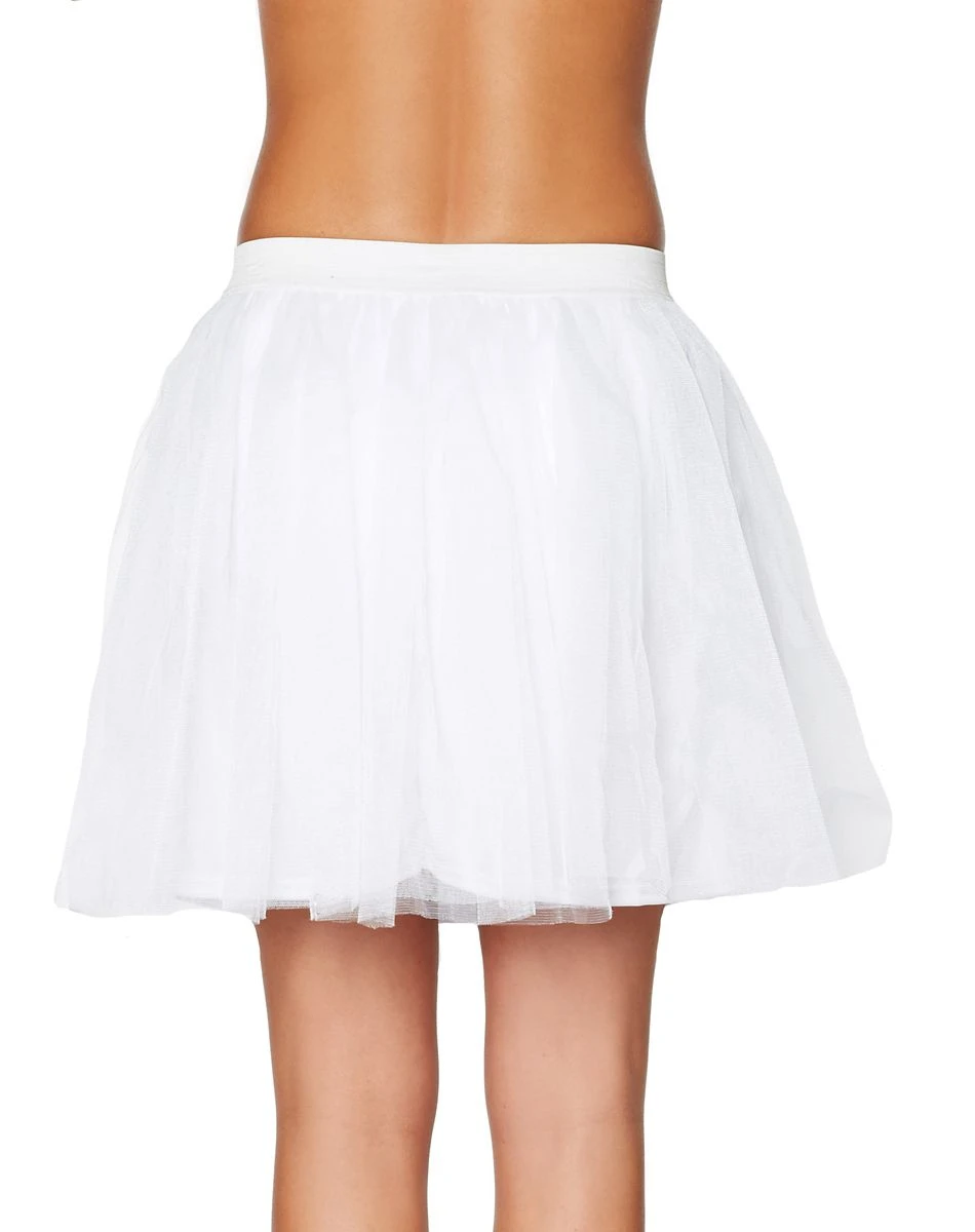 Spirit Halloween White Tulle Skirt 7 Spirit Halloween White Tulle Skirt - Image 5
