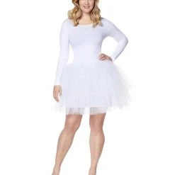 Spirit Halloween Adult White Starter Tutu Dress -HALLOWEEN COSTUMES Sales Store 01394899 a 1