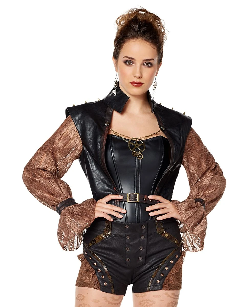 Spirit Halloween Steampunk Spiked Jacket 3 Spirit Halloween Steampunk Spiked Jacket