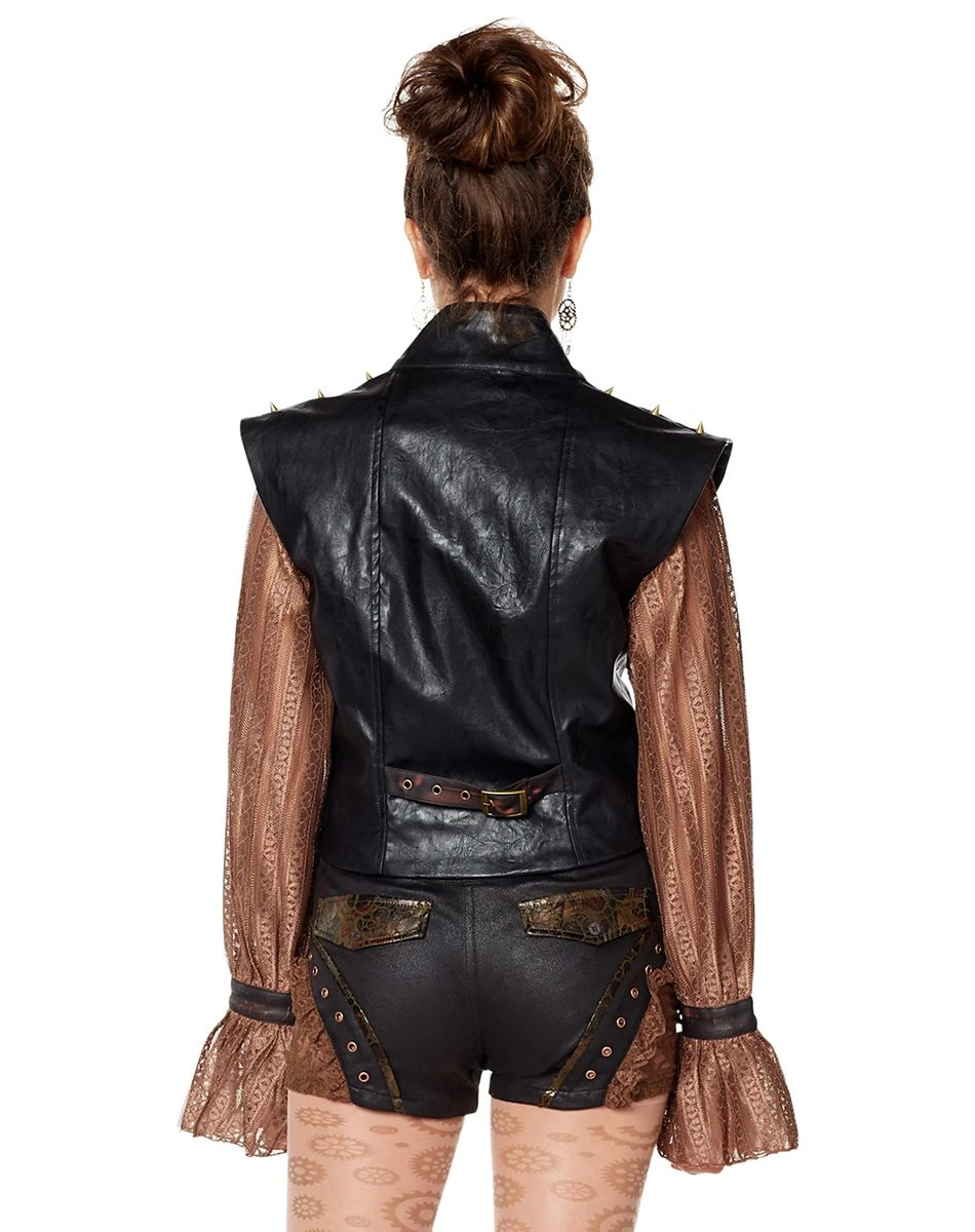 Spirit Halloween Steampunk Spiked Jacket 4 Spirit Halloween Steampunk Spiked Jacket - Image 2