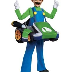 Spirit Halloween Kids Luigi Ride-A-Long Costume - Mario Bros 7 Spirit Halloween Kids Luigi Ride-A-Long Costume - Mario Bros -HALLOWEEN COSTUMES Sales Store 01397322 c