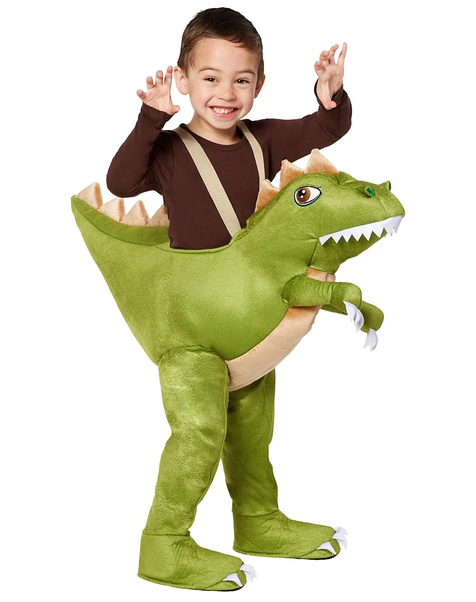 Spirit Halloween Toddler Dinosaur Piggyback Costume 3 Spirit Halloween Toddler Dinosaur Piggyback Costume