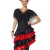Spirit Halloween Black Ruffle Corset -HALLOWEEN COSTUMES Sales Store 01398122 a