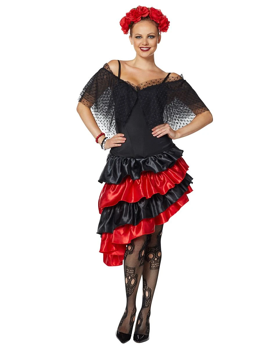 Spirit Halloween Black Ruffle Corset 5 Spirit Halloween Black Ruffle Corset - Image 3
