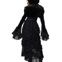 Spirit Halloween Hooded Capelet Jacket -HALLOWEEN COSTUMES Sales Store 01398205 b