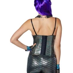 Spirit Halloween Dark Mermaid Corset 5 Spirit Halloween Dark Mermaid Corset -HALLOWEEN COSTUMES Sales Store 01399450 b