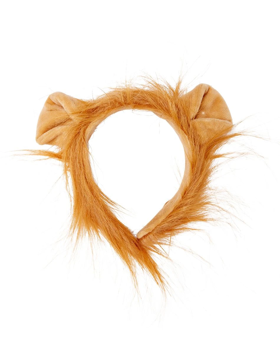 Spirit Halloween Faux Fur Lion Ear Headband 3 Spirit Halloween Faux Fur Lion Ear Headband