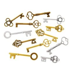 Spirit Halloween Steampunk Bag of Keys