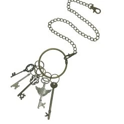 Spirit Halloween Steampunk Key Waist Chain