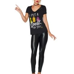 Spirit Halloween I Put a Spell on You T Shirt - Hocus Pocus -HALLOWEEN COSTUMES Sales Store 01400605 d