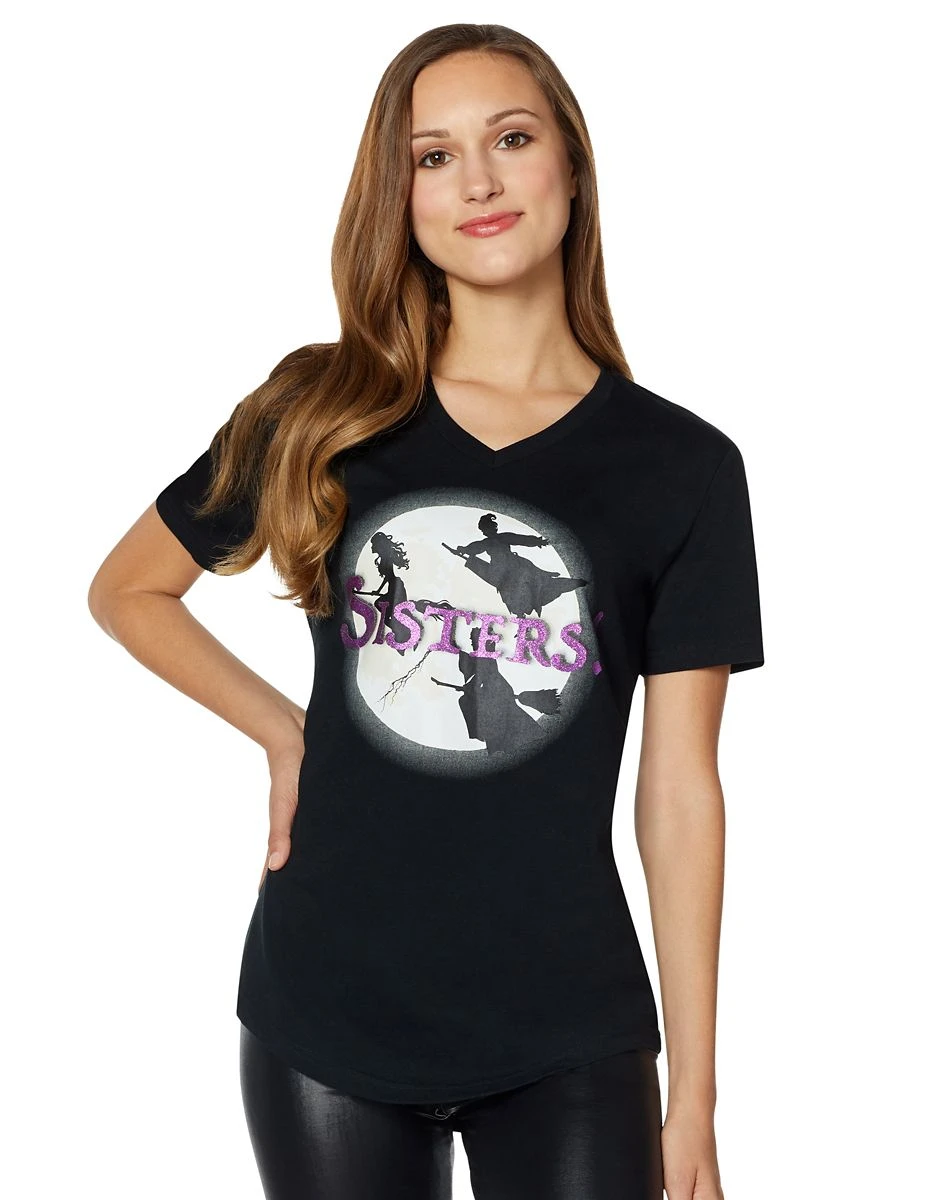 Spirit Halloween Sanderson Sisters Full Moon T Shirt - Hocus Pocus 3 Spirit Halloween Sanderson Sisters Full Moon T Shirt - Hocus Pocus