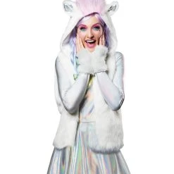 Spirit Halloween Faux Fur Unicorn Vest -HALLOWEEN COSTUMES Sales Store 01401272 d
