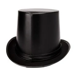 Spirit Halloween Vampire Faux Leather Top Hat -HALLOWEEN COSTUMES Sales Store 01404029 c