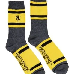 Spirit Halloween Hufflepuff Crew Socks - Harry Potter