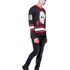 Spirit Halloween Jason Voorhees Hockey Jersey - Friday the 13th -HALLOWEEN COSTUMES Sales Store 01405588 d