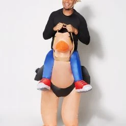 Spirit Halloween Adult Ostrich Inflatable Costume