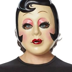 Spirit Halloween Pinup Girl Half Mask - The Strangers Prey At Night
