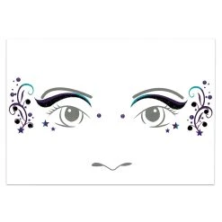 Spirit Halloween Kids Dark Unicorn Face Decal