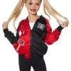 Spirit Halloween Kids Harley Quinn Bomber Jacket - DC Comics -HALLOWEEN COSTUMES Sales Store 01408673 a