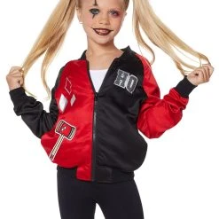 Spirit Halloween Kids Harley Quinn Bomber Jacket - DC Comics