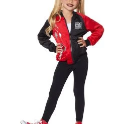 Spirit Halloween Kids Harley Quinn Bomber Jacket - DC Comics 7 Spirit Halloween Kids Harley Quinn Bomber Jacket - DC Comics -HALLOWEEN COSTUMES Sales Store 01408673 c