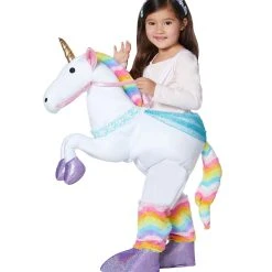 Spirit Halloween Toddler Unicorn Piggyback Costume -HALLOWEEN COSTUMES Sales Store 01409283D a