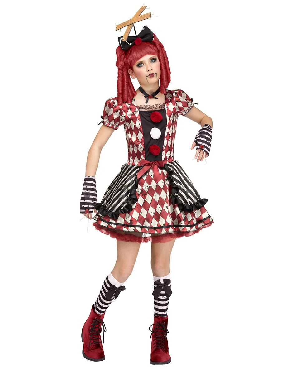 Spirit Halloween Kids Marionette Doll Costume 3 Spirit Halloween Kids Marionette Doll Costume