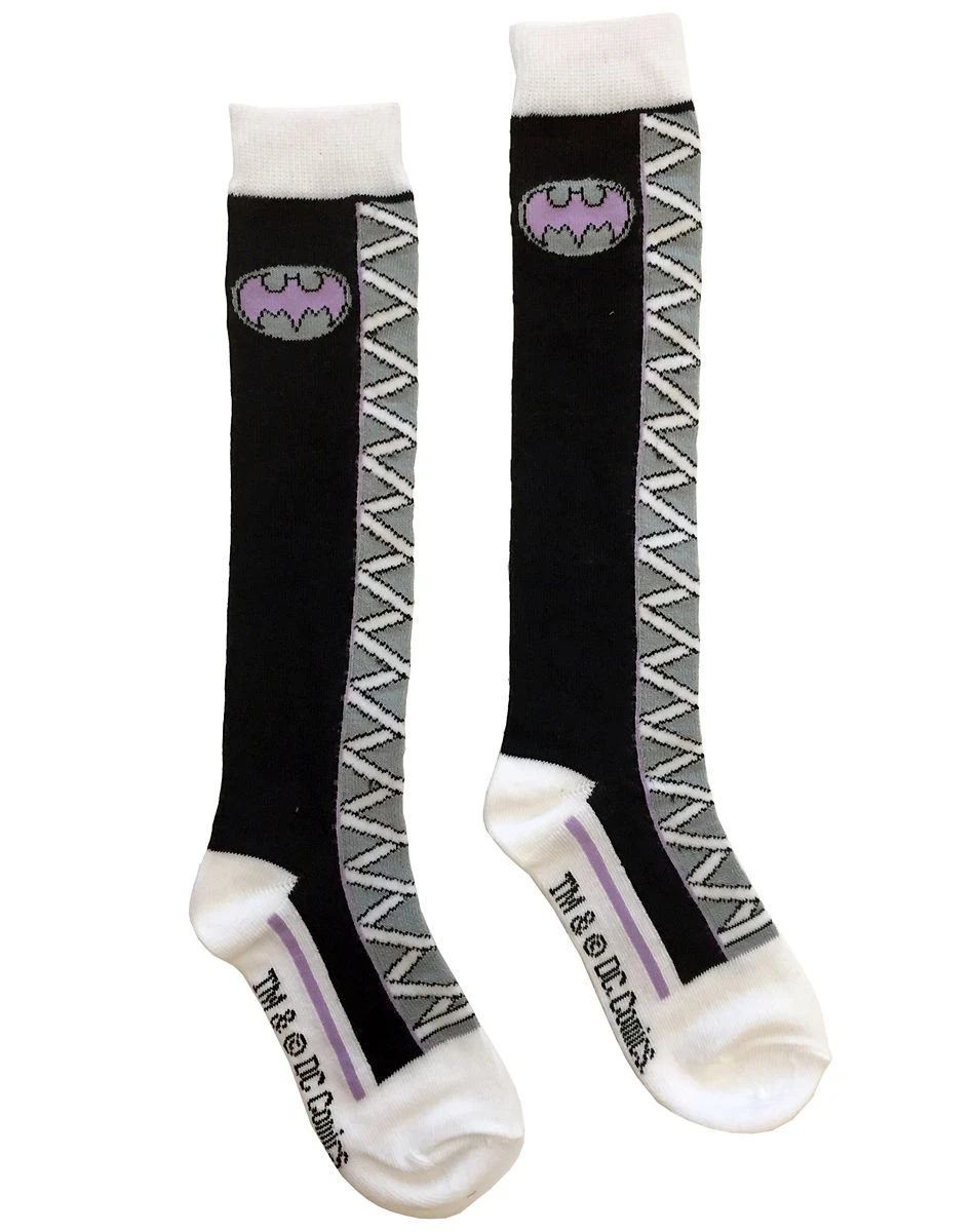 Spirit Halloween Kids Batgirl Lace-Up Socks - DC Comics 3 Spirit Halloween Kids Batgirl Lace-Up Socks - DC Comics