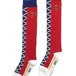Spirit Halloween Kids Supergirl Lace-Up Socks - DC Comics -HALLOWEEN COSTUMES Sales Store 01411818 b
