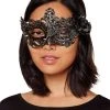 Spirit Halloween Silver Steampunk Eye Half Mask -HALLOWEEN COSTUMES Sales Store 01411867 a
